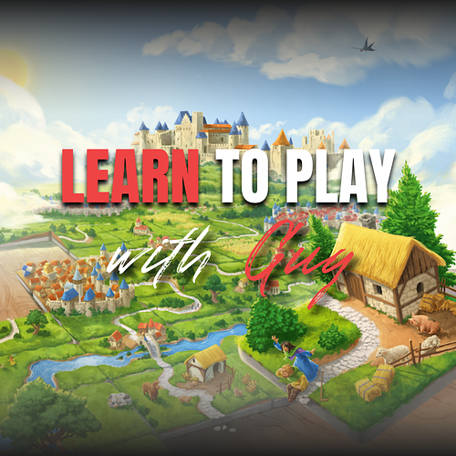 Learn to play with Guy; Carcassonne