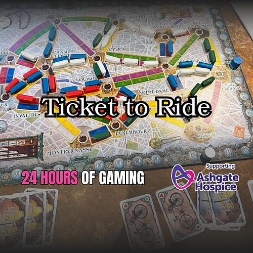 Ashgate Fundraiser: Ticket to Ride